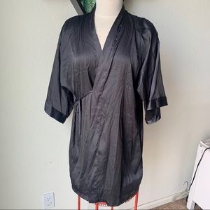 Victoria’s Secret VS Black Silky Bathrobe
